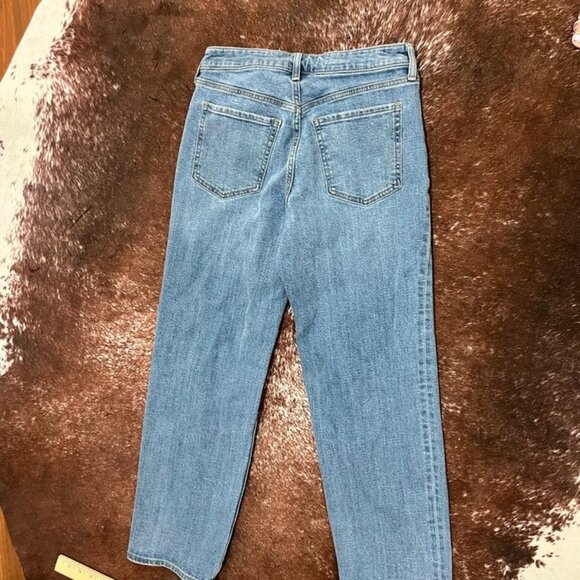 Old Navy High Waisted OG Loose Jeans Medium Wash Blue 6 - Picture 5 of 9
